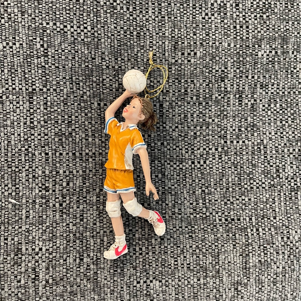 Kids Volleyball Player Ornament